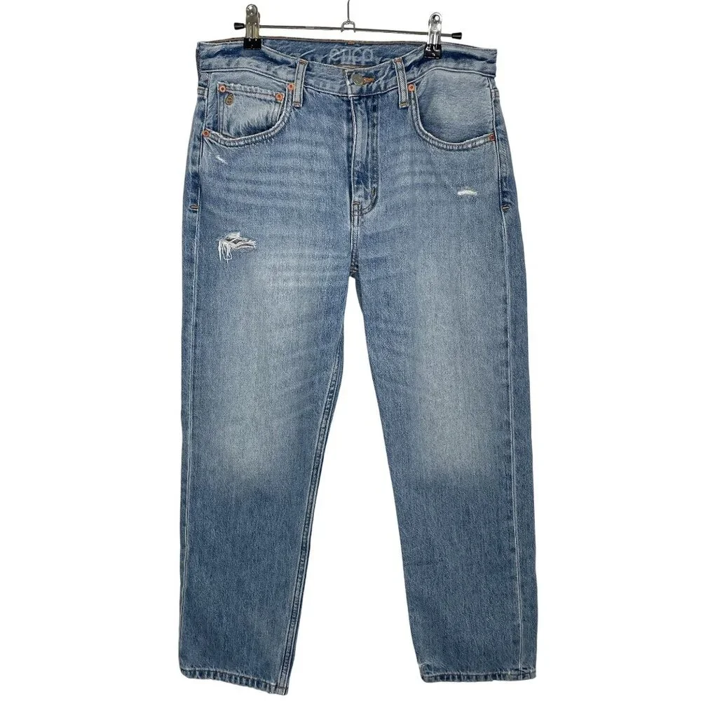 Etica Rhea Midrise Straight Crop Jeans, 28 - Picture 2 of 11